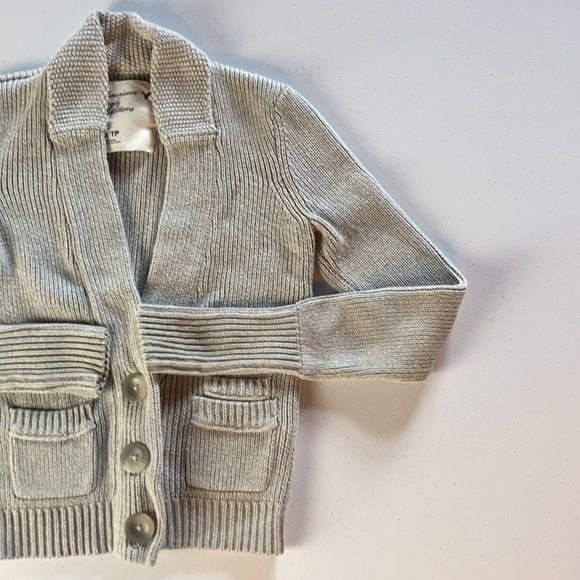 American Eagle Beige Chunky Cotton Cardigan XS - Picture 10 of 12